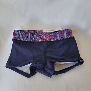 California kisses girls true boho shorts blue size M 8-10 slim stretch